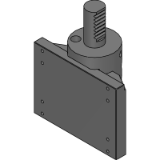 9119ABL - Machine Adapter with Straight Shank VDI, Left Design