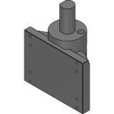 9119ABR - Machine Adapter with Straight Shank VDI, Right Design