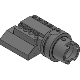 9119AH63R - Machine Adapter with Tapered Hollow Shank HSK-T , Right Design